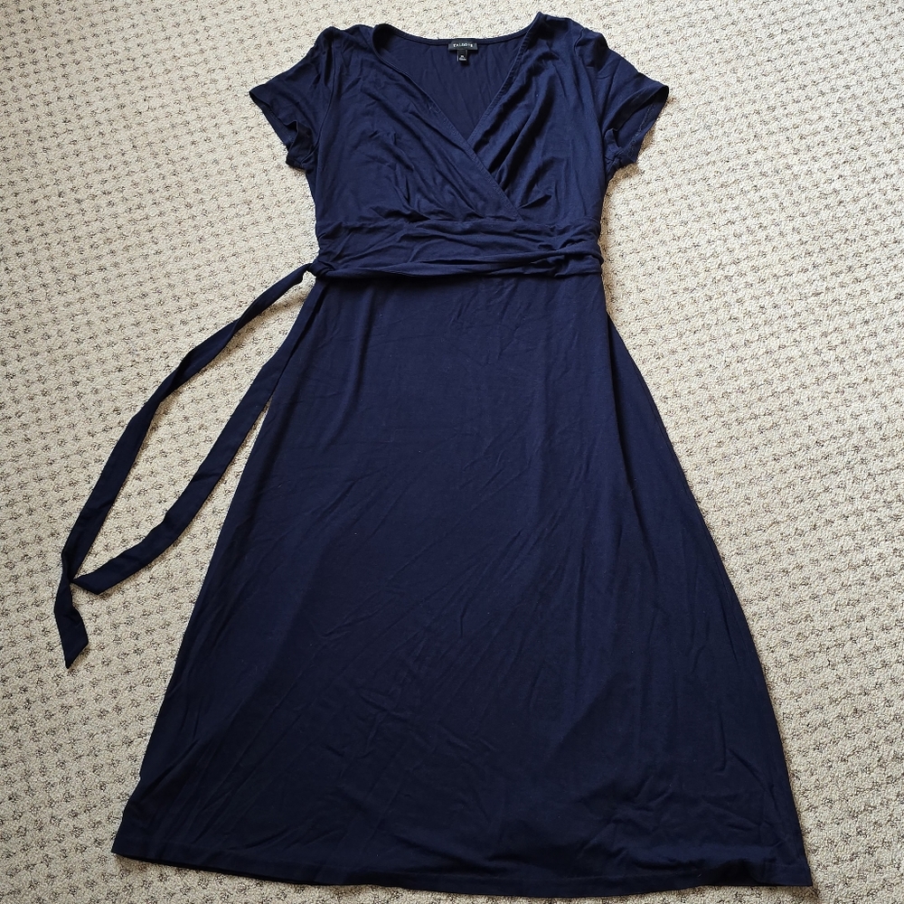 Talbots Navy Wrap Dress